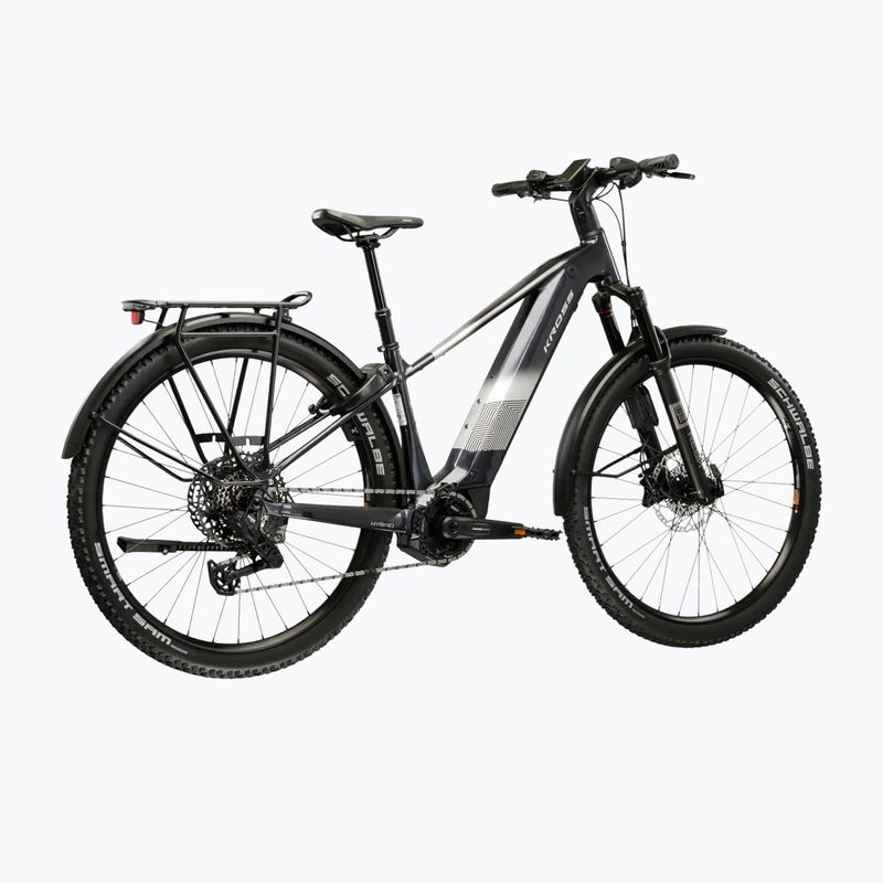 Rower elektryczny KROSS Influx Suv Hyb 6.0 29 el. 800 Wh grafitowy/srebrny/połysk 3