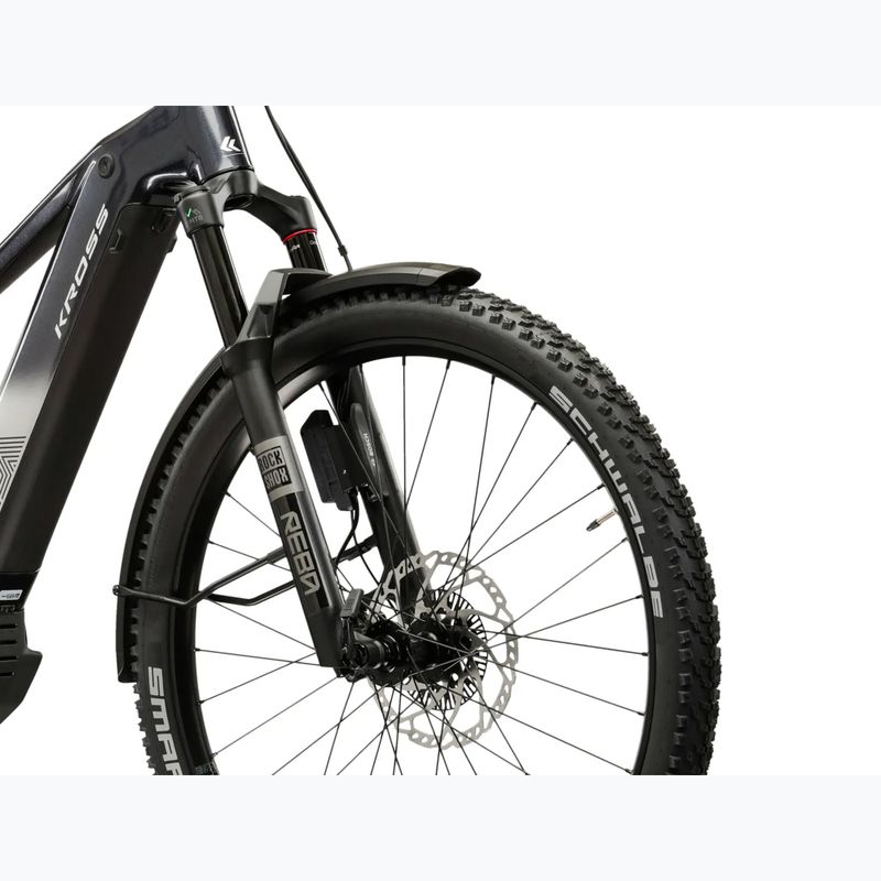 Rower elektryczny KROSS Influx Suv Hyb 6.0 29 el. 800 Wh grafitowy/srebrny/połysk 6