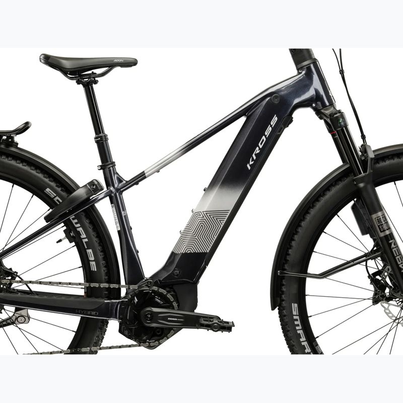 Rower elektryczny KROSS Influx Suv Hyb 6.0 29 el. 800 Wh grafitowy/srebrny/połysk 13