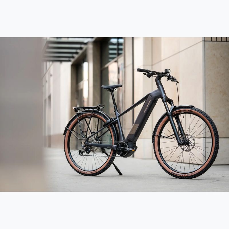 Rower elektryczny KROSS Influx Suv Hyb 4.0 800 29 el. grafitowy/złoty/matowy 16