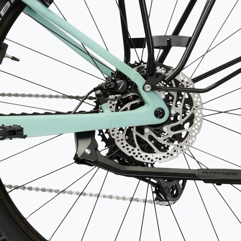 Rower elektryczny KROSS Influx Suv Hyb 3.0 29 el. 800 Wh zielony/zielony/matowy 11