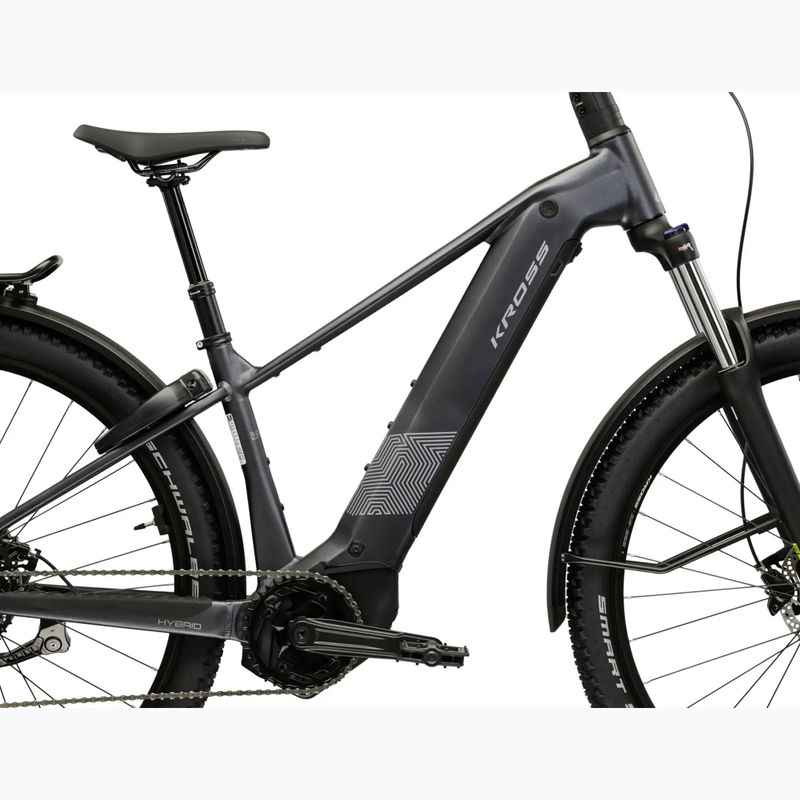 Rower elektryczny KROSS Influx Suv Hyb 3.0 29 el. 800 Wh grafitowy/srebrny/matowy 13