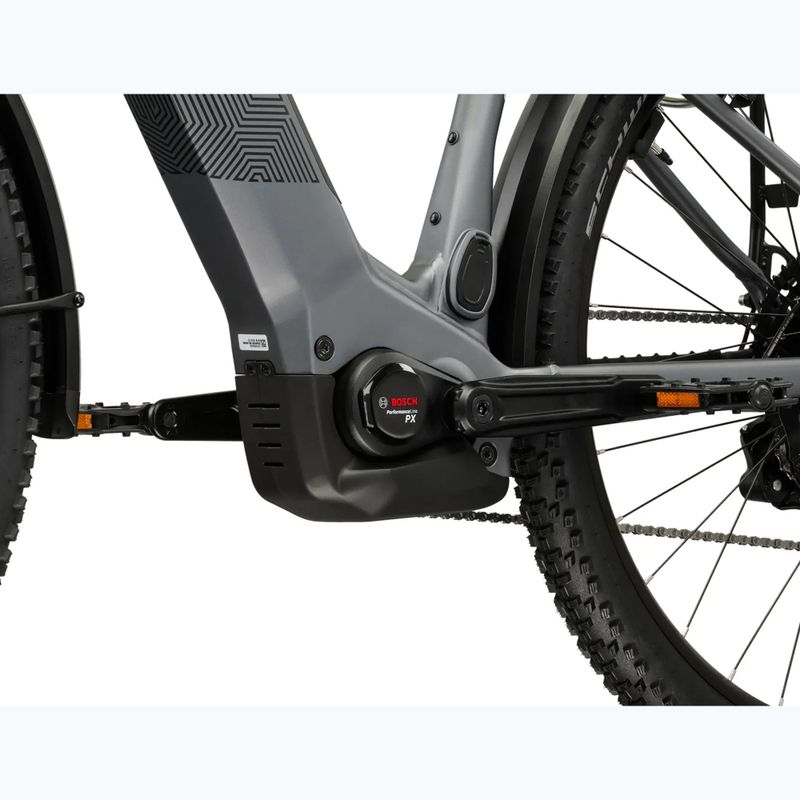 Rower elektryczny KROSS Influx Suv Hyb 2.0 600 29 el. szary/czarny/matowy 10