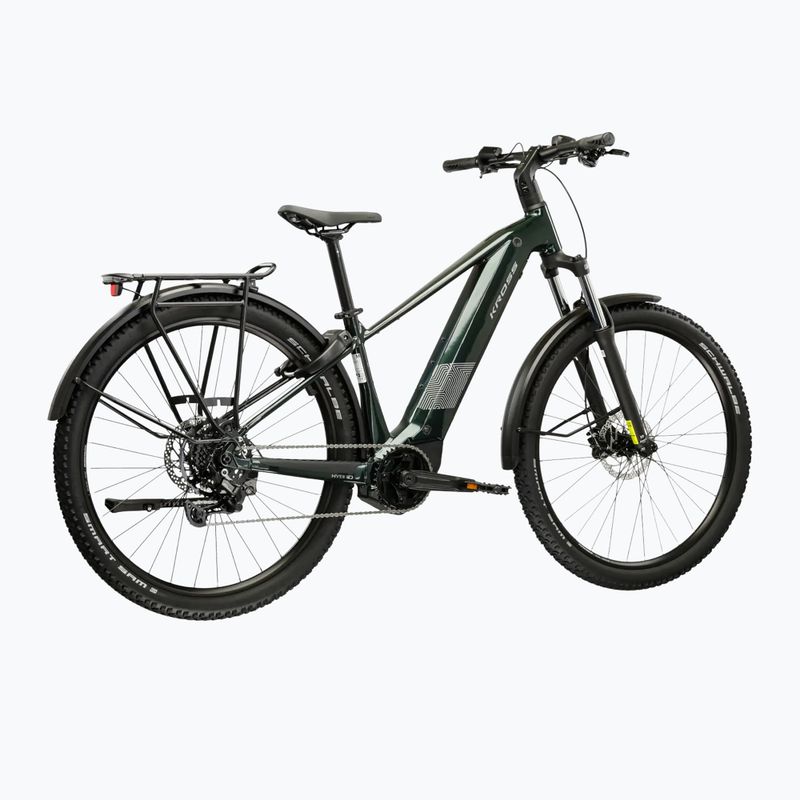 Rower elektryczny KROSS Influx Suv Hyb 2.0 600Wh zielony/srebrny/połysk 3