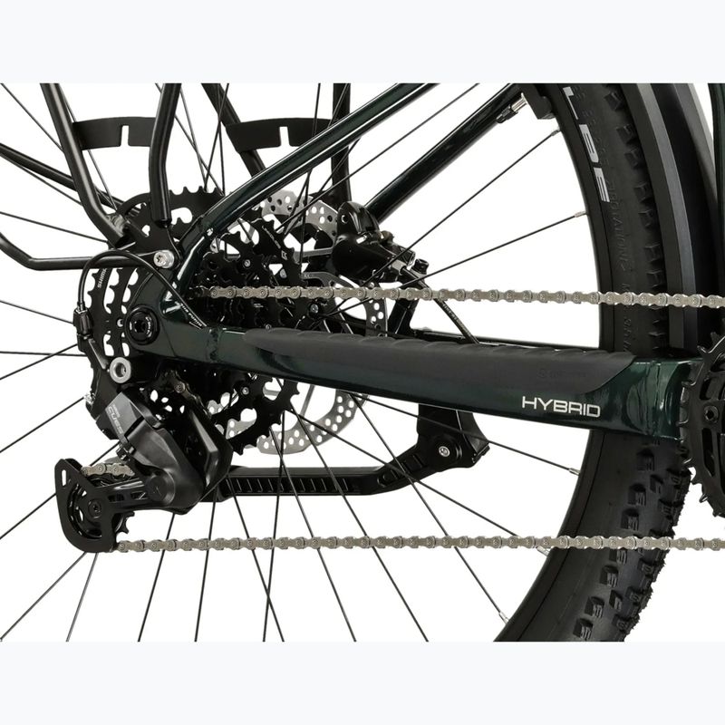 Rower elektryczny KROSS Influx Suv Hyb 2.0 600Wh zielony/srebrny/połysk 8