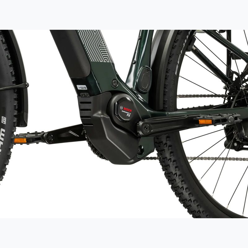 Rower elektryczny KROSS Influx Suv Hyb 2.0 600Wh zielony/srebrny/połysk 10