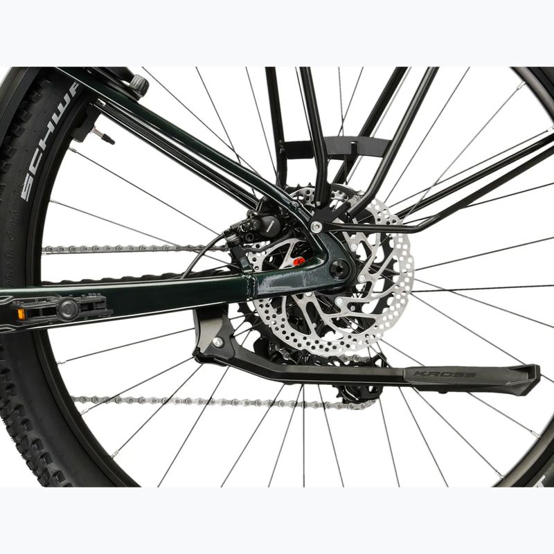 Rower elektryczny KROSS Influx Suv Hyb 2.0 600Wh zielony/srebrny/połysk 11