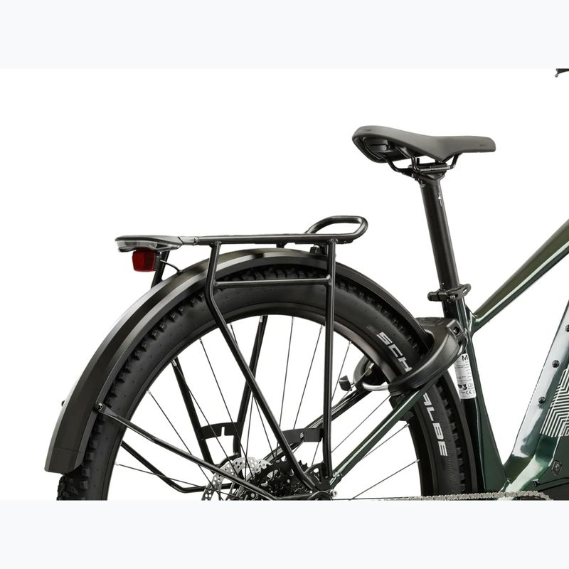 Rower elektryczny KROSS Influx Suv Hyb 2.0 600Wh zielony/srebrny/połysk 14