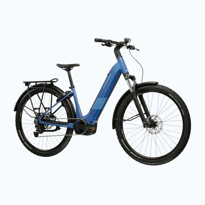Rower elektryczny KROSS Influx Suv Hyb 2.0 600 29 el. niebieski/błękitny/połysk 2