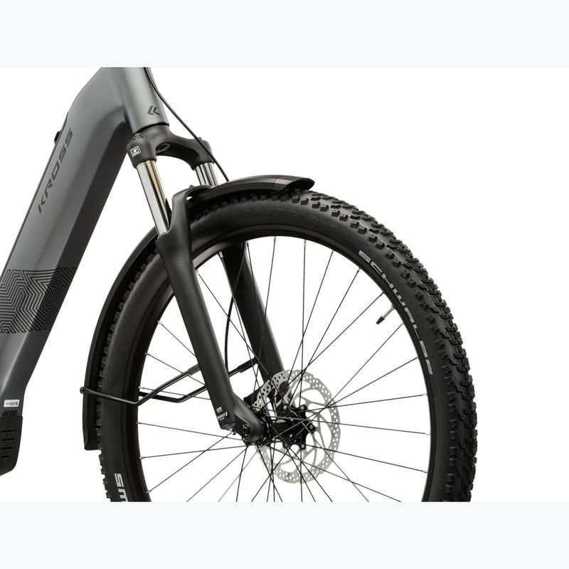 Rower elektryczny KROSS Influx Suv Hyb 2.0 600Wh LS 27,5" szary/czarny/mat 6