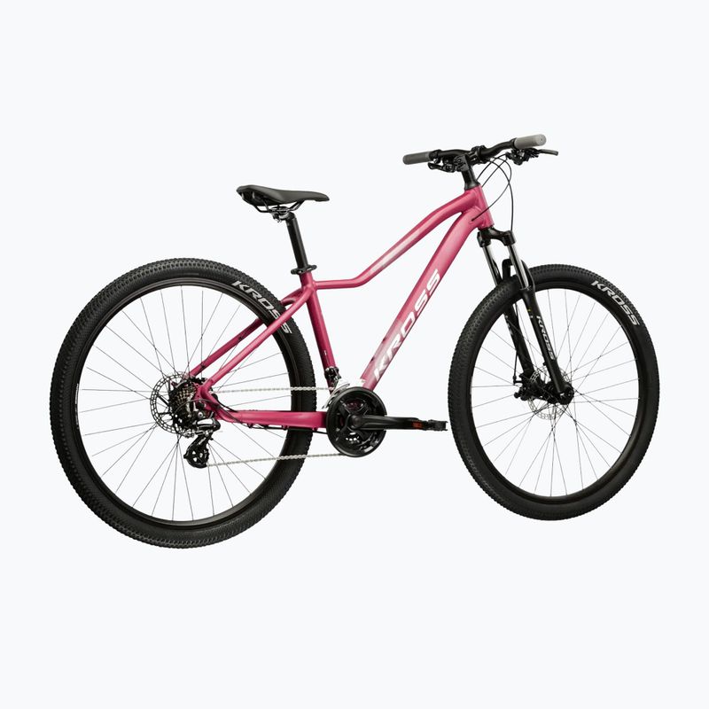 Rower górski damski KROSS Lea 2.0 W 29 różowy/srebrny/matowy 3