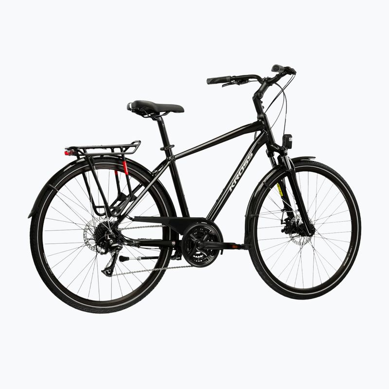 Rower trekkingowy KROSS Trans 3.0 czarny/szary/połysk 3