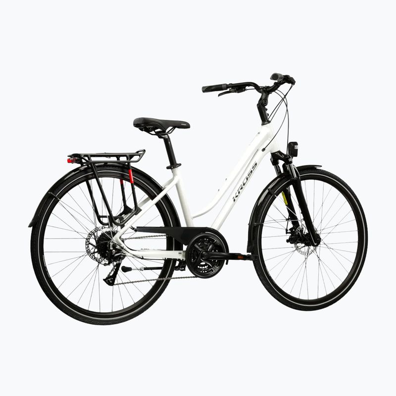 Rower trekkingowy damski KROSS Trans 3.0 W perłowy/czarny/połysk 3