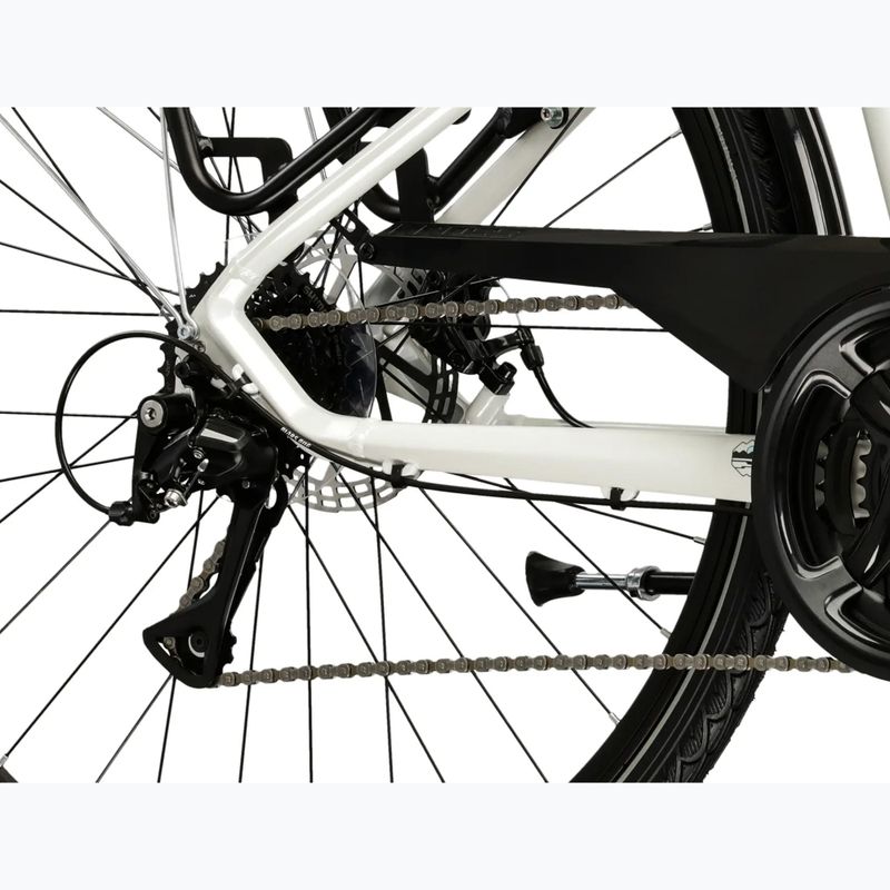 Rower trekkingowy damski KROSS Trans 3.0 W perłowy/czarny/połysk 7
