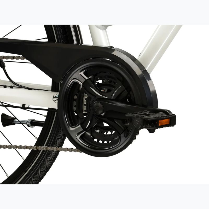 Rower trekkingowy damski KROSS Trans 3.0 W perłowy/czarny/połysk 8