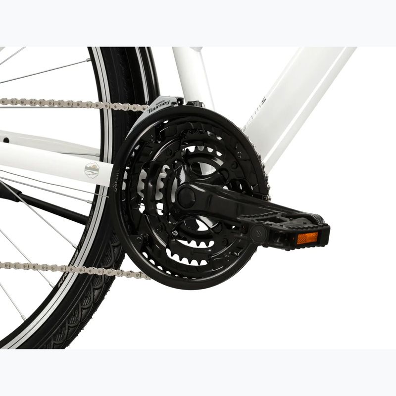 Rower trekkingowy damski KROSS Trans 1.0 W biały/szary/połysk 7