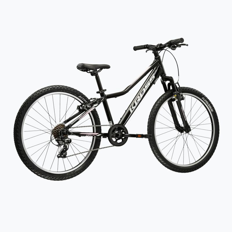 Rower dziecięcy KROSS Lea Jr 1.0 W czarny/srebrny/połysk 3