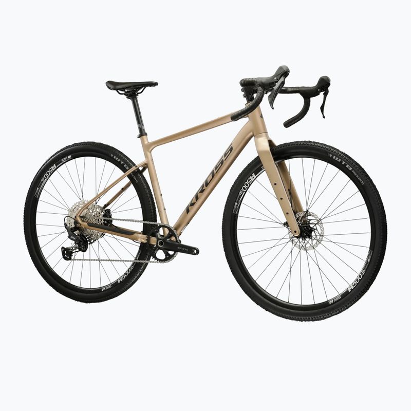 Rower gravelowy KROSS Esker 5.0 tytanowy/czarny/połysk 2