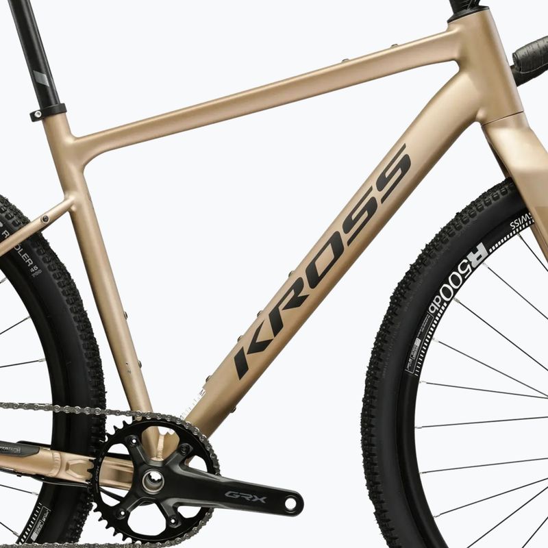 Rower gravelowy KROSS Esker 5.0 tytanowy/czarny/połysk 12