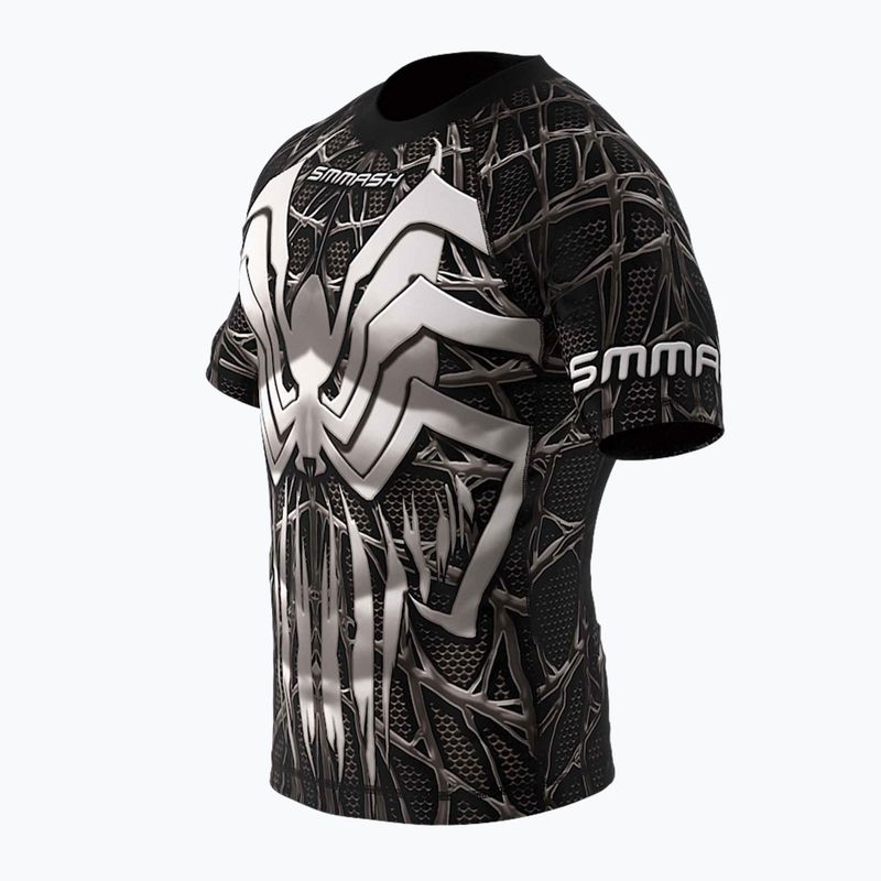 Rashguard męski SMMASH Venomous czarny 4