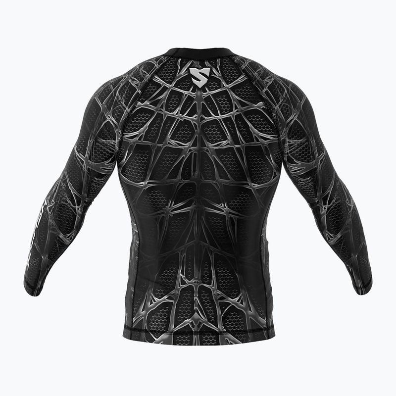 Rashguard longsleeve męski SMMASH Venomous czarny 2