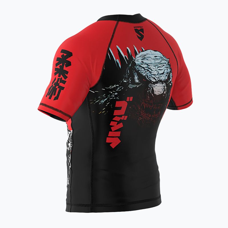 Rashguard męski SMMASH Zilla czerwony 5