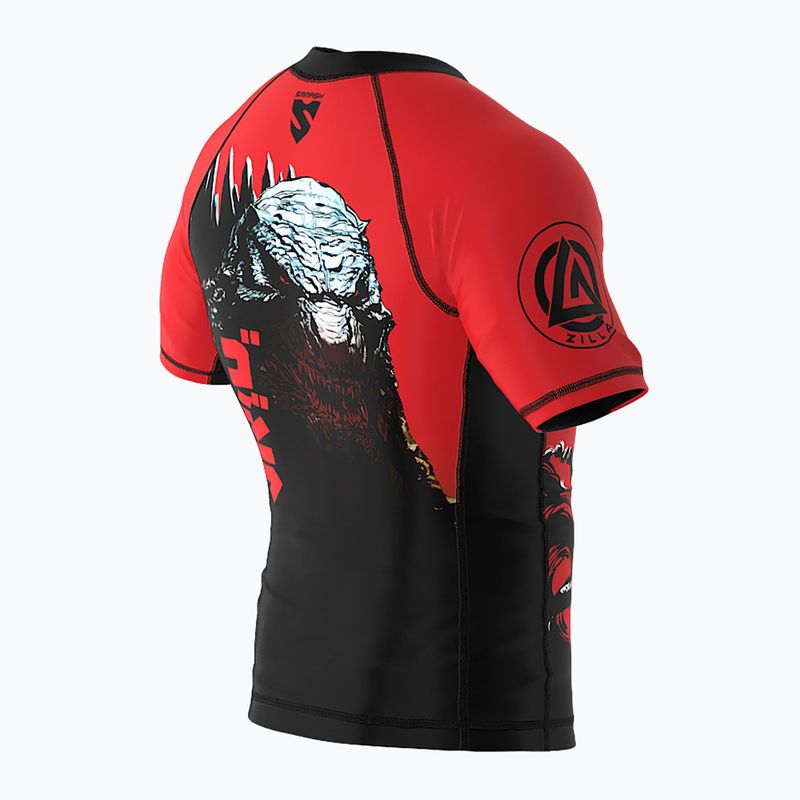 Rashguard męski SMMASH Zilla czerwony 6