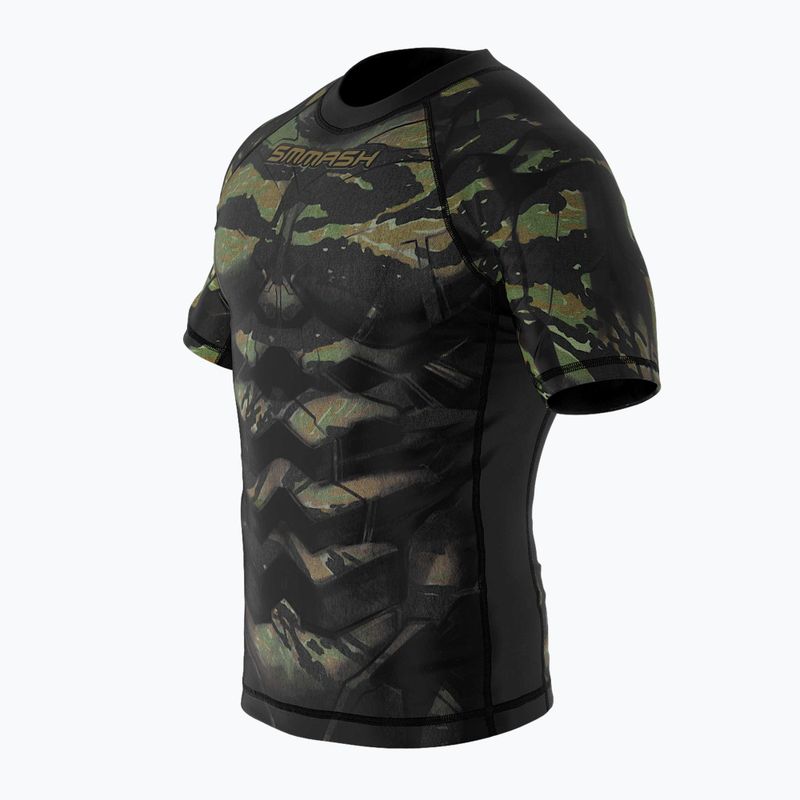 Rashguard dziecięcy SMMASH Tiger Armour zielony 4
