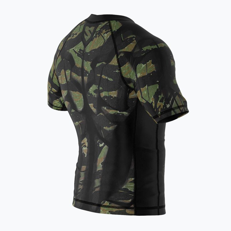Rashguard dziecięcy SMMASH Tiger Armour zielony 5