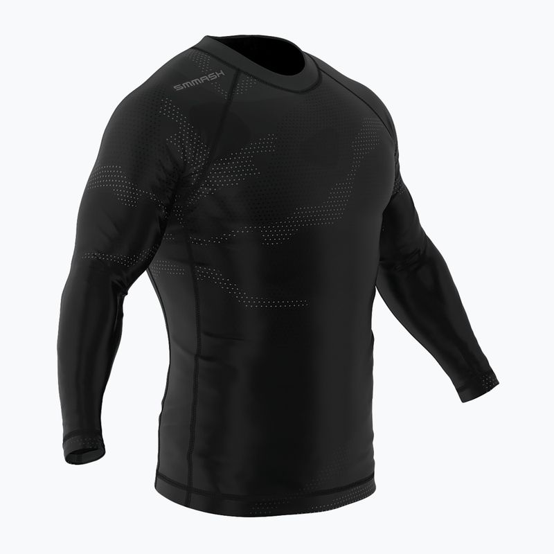 Rashguard longsleeve męski SMMASH Murk czarny 4