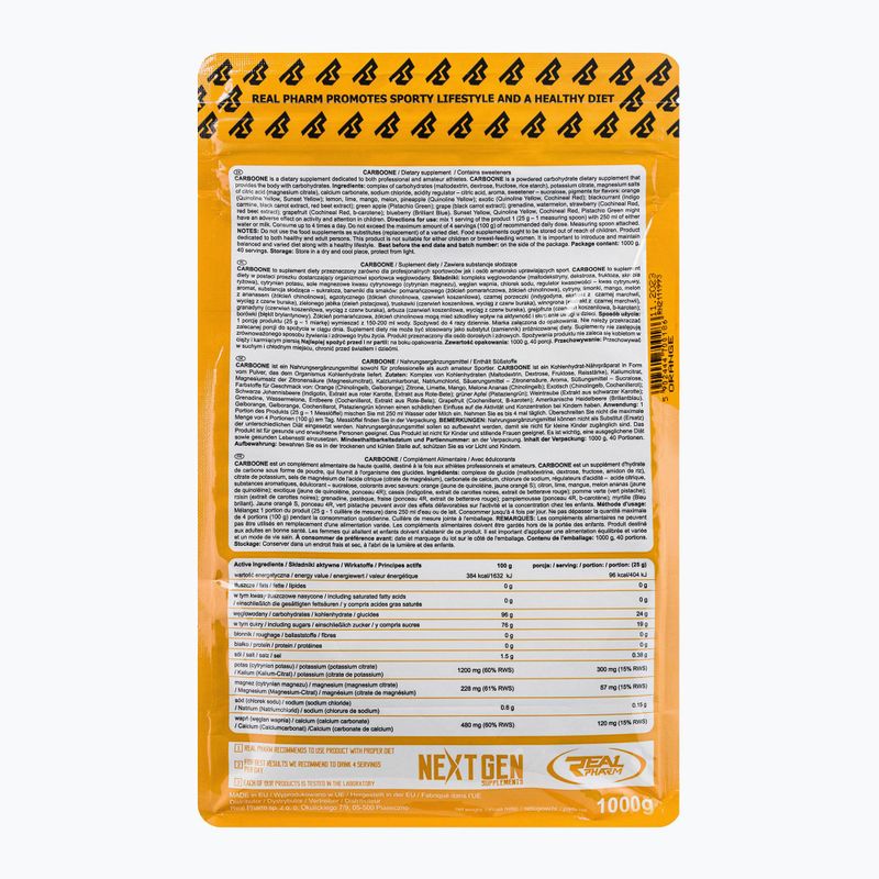 Węglowodany Real Pharm CarboOne Orange 2