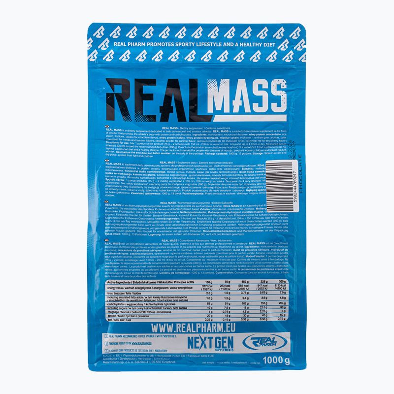 Gainer Real Pharm Real Mass Chocolate 2