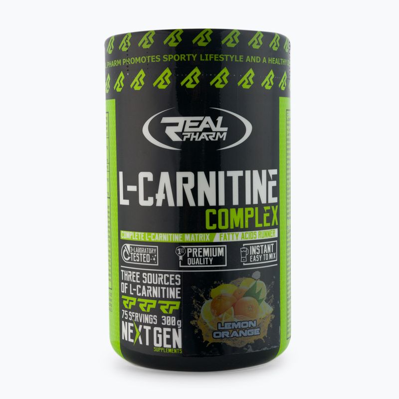 L-karnityna Real Pharm L-Carnitine Complex Lemon-Orange