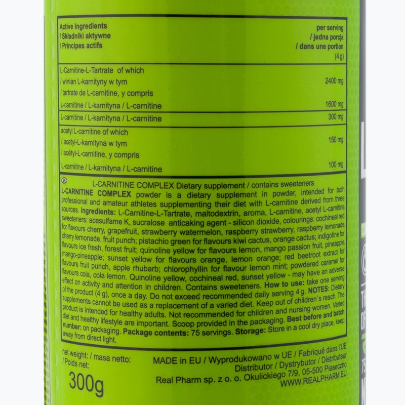L-karnityna Real Pharm L-Carnitine Complex Lemon-Orange 2