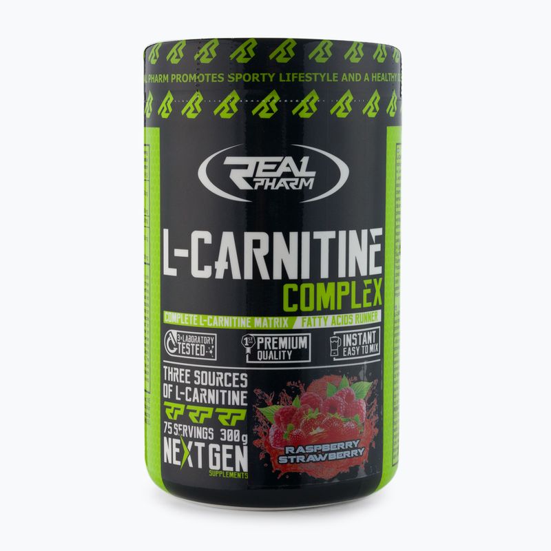 L-karnityna Real Pharm L-Carnitine Complex Rasberry-Strawberry