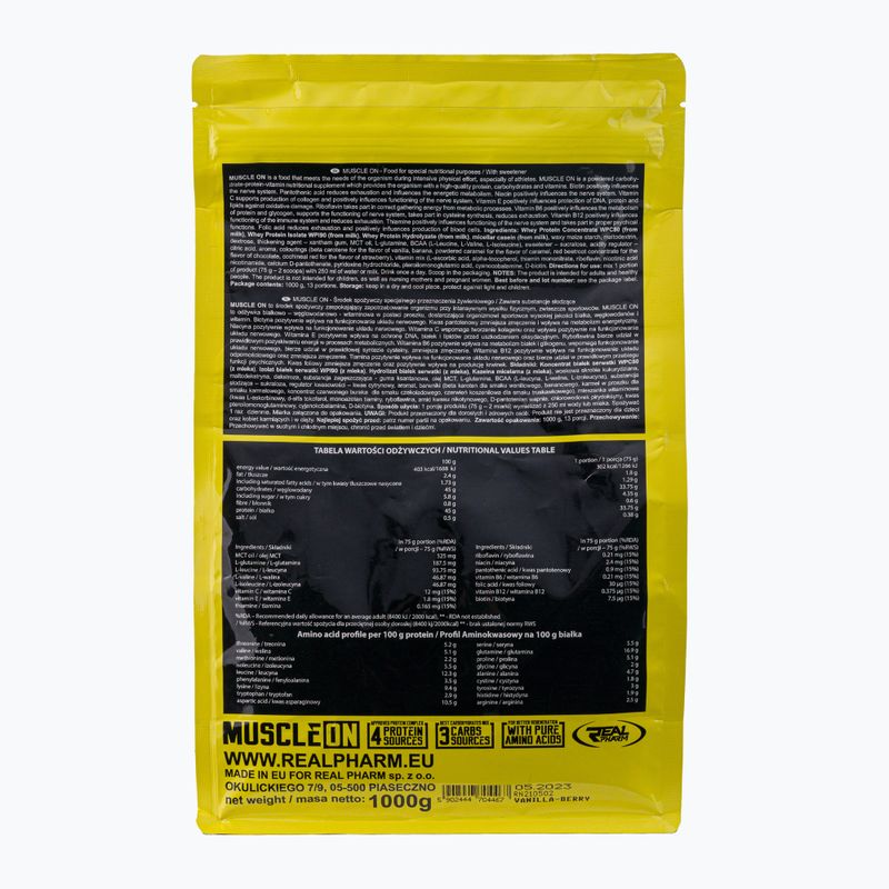Gainer Real Pharm Muscle ON Vanilla-Berry 2