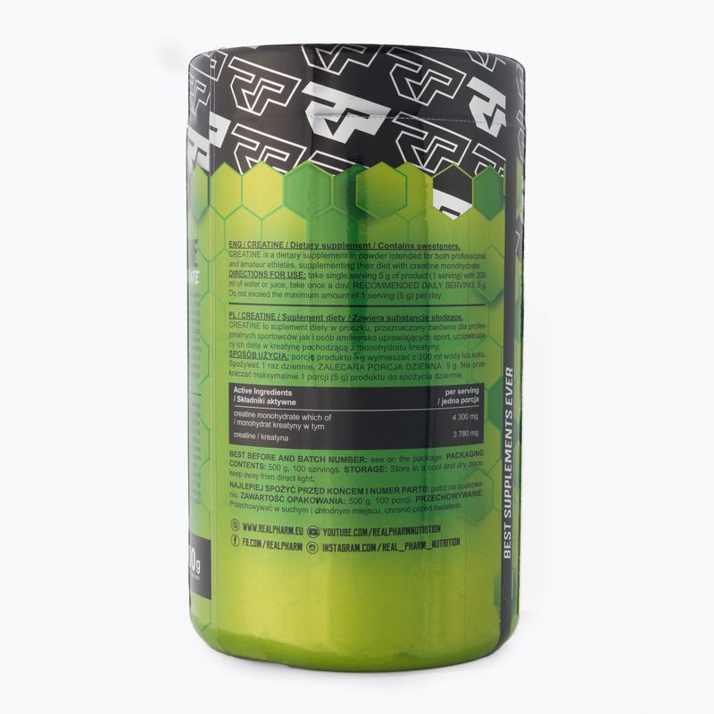 Kreatyna Real Pharm Creatine 500 g lemon 2