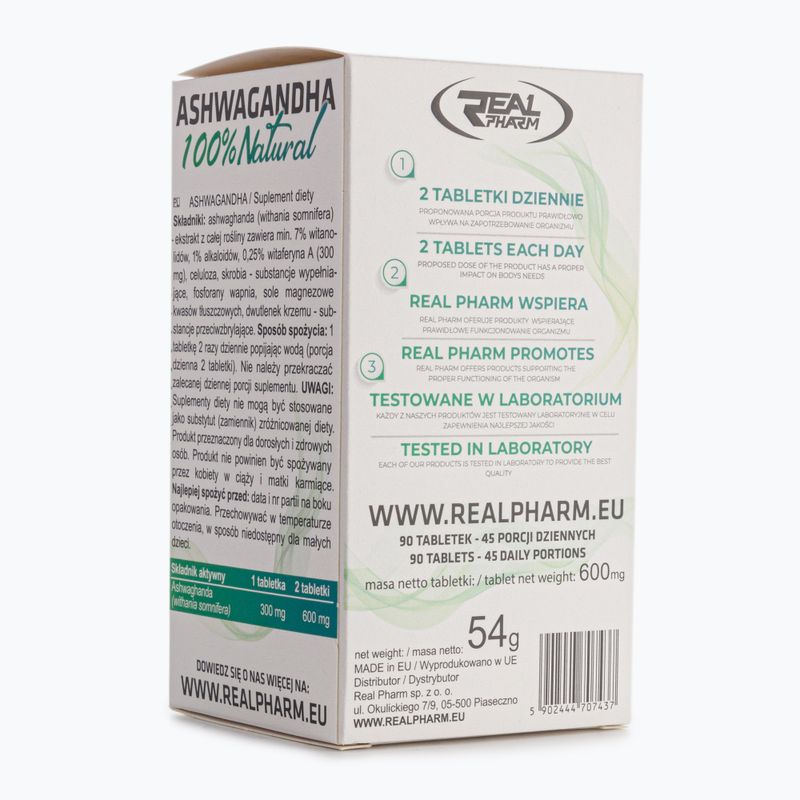 Ashwaganda Real Pharm 100% 90 tabs 2