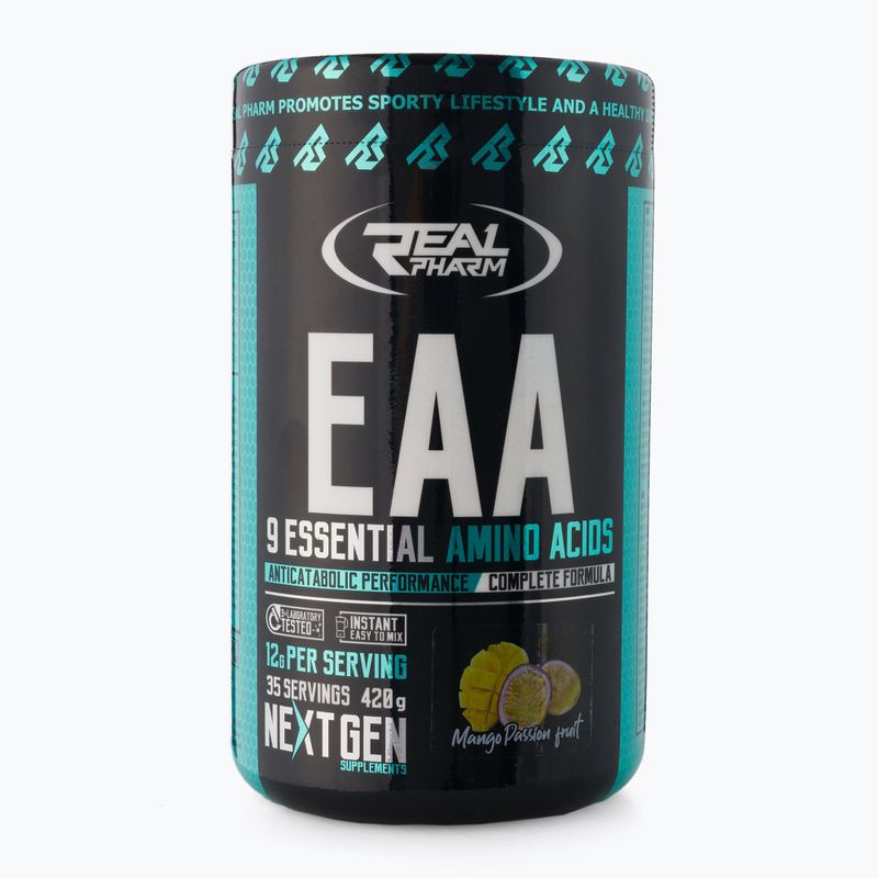 Aminokwasy Real Pharm EAA 420 g mango/marakuja