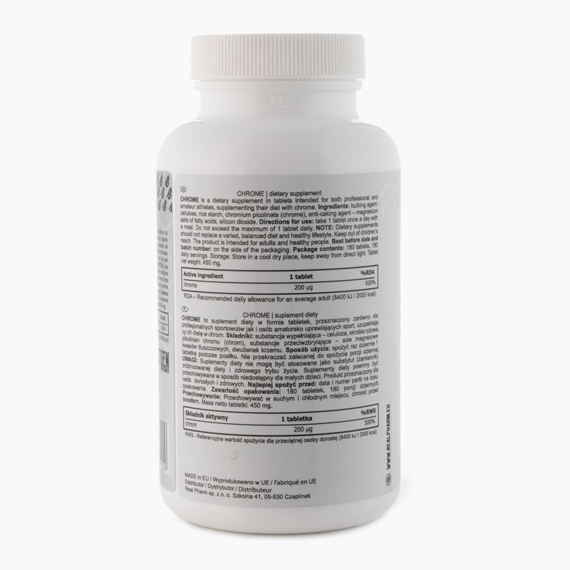 Suplement Real Pharm Chrom 180 tabs 2