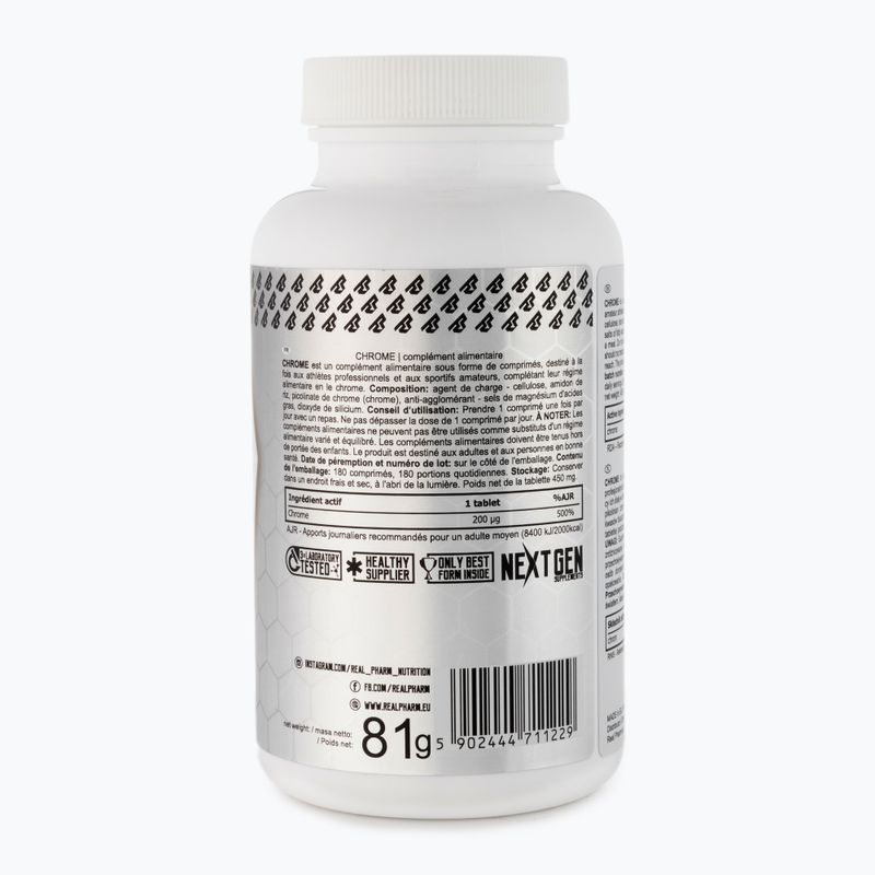Suplement Real Pharm Chrom 180 tabs 3