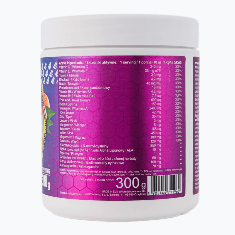 Witaminy Real Pharm Vitamin Shock 300 g orange 2