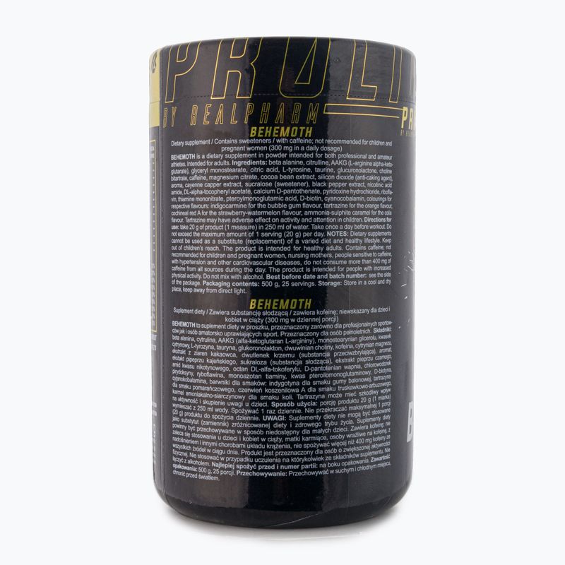 Przedtreningówka Real Pharm Behemot Mango-Maracuja 2