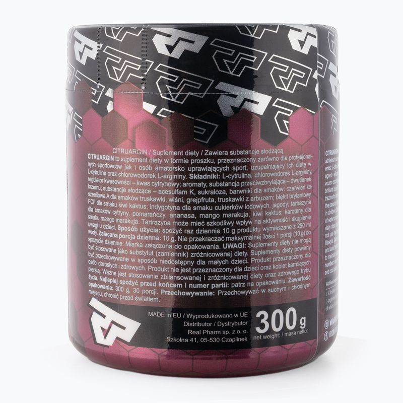 Cytrulina Real Pharm Cytrulina + Arginina 300 g strawberry 2