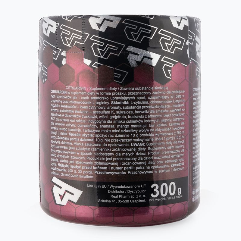 Cytrulina Real Pharm Cytrulina + Arginina 300 g straw-watermelon 2