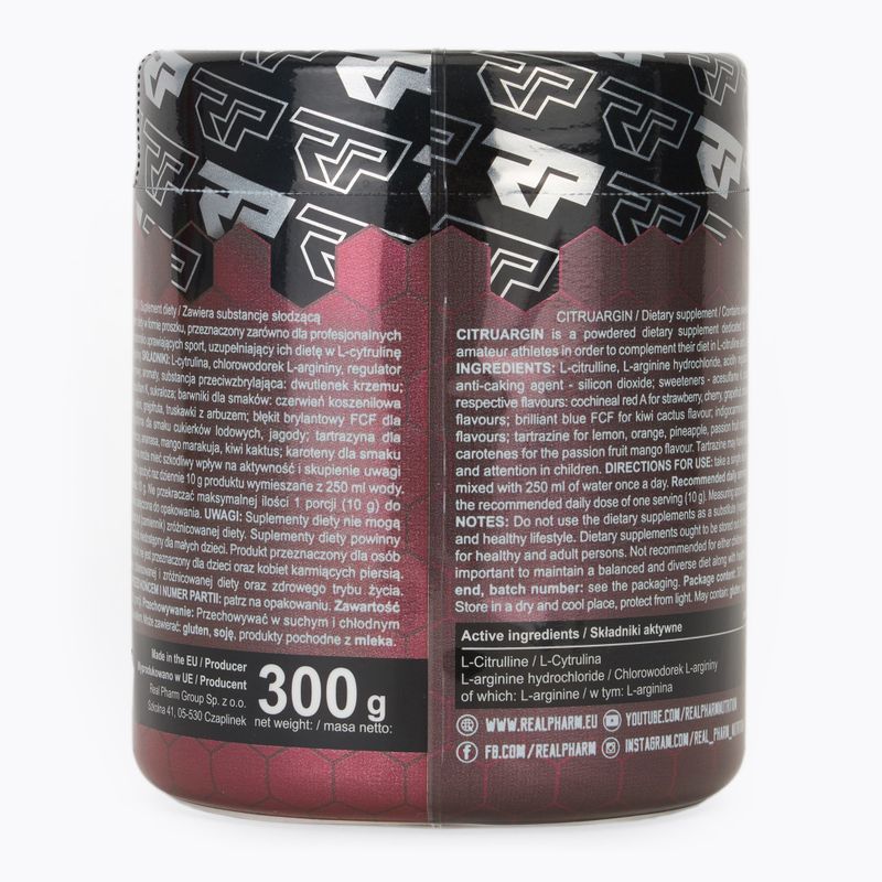 Cytrulina Real Pharm Cytrulina + Arginina 300 g orange 2
