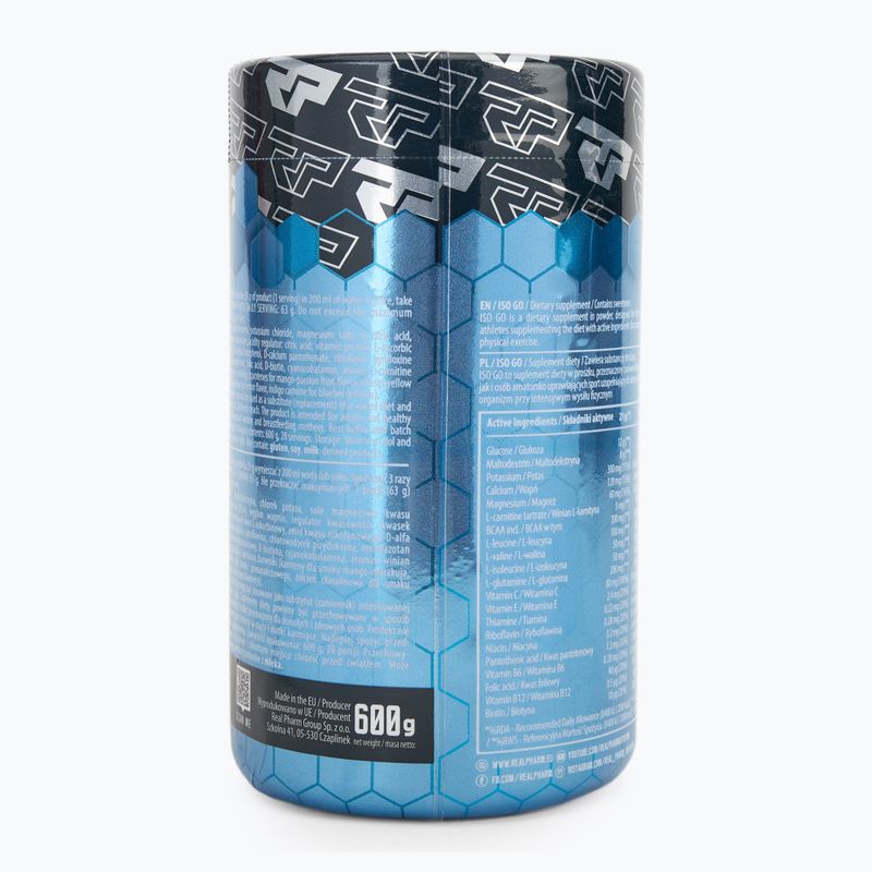Napój izotoniczny Real Pharm ISO GO 600 g lemon 2
