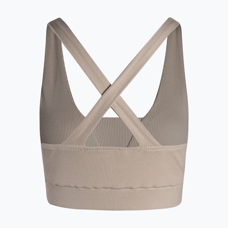 Biustonosz treningowy Carpatree Mellow Rib beige 2