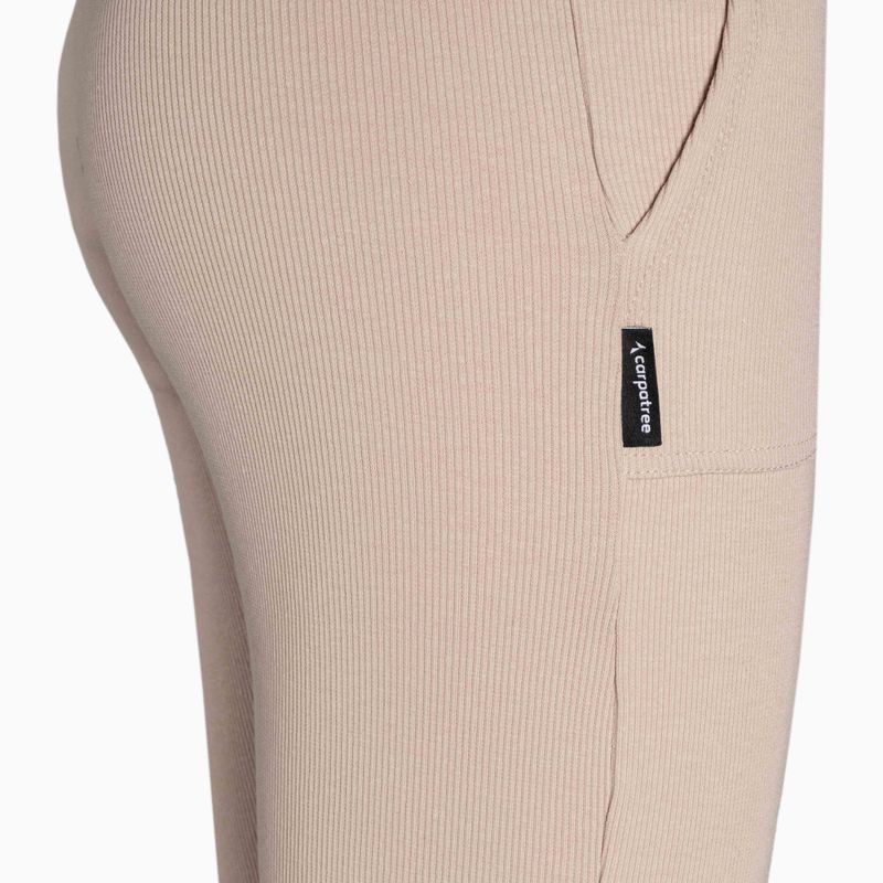 Spodnie damskie Carpatree Rib beige 4