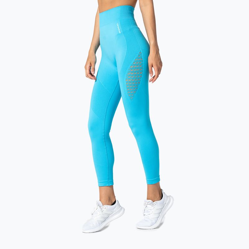 Legginsy damskie Carpatree Phase Seamless azure